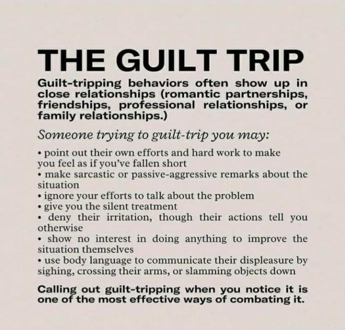 This meme is a humorous take on the concept of "gaslighting" and "guilt-tripping" behaviors in relationships. The image shows a person trying to guilt-trip someone by making them feel bad for their own emotions or actions, with the text "When someone tries to guilt-trip you by making you feel bad for feeling bad".