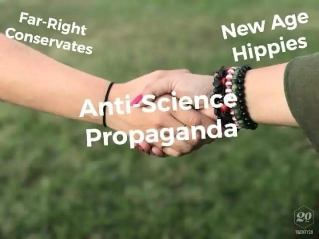 This meme depicts a handshake between two people, with the text "In a world..." written above them. The text below the handshake reads "where everyone is a little bit of everything". The meme is a play on the phrase "in a world where..." often used to set up a hypothetical or fantastical scenario, but in this case, it's used to poke fun at the idea that people are often pigeon-holed into specific groups or ideologies. The text is a tongue-in-cheek commentary on the absurdity of modern politics and the tendency to categorize people into "left" or "right" ideologies.