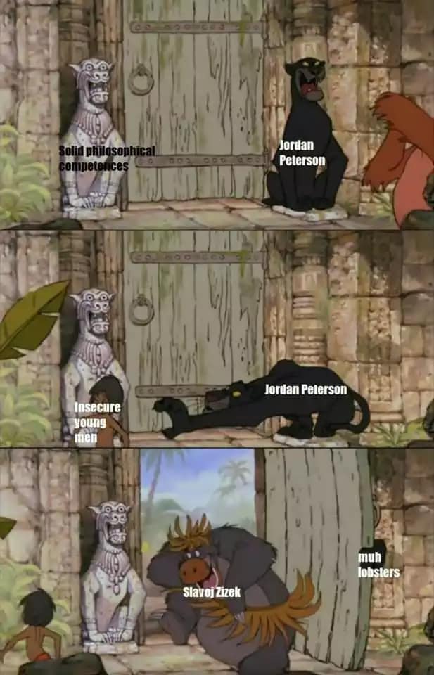 This meme is a humorous take on the concept of intellectual superiority. It features a character from a children's story, The Lion King, who is known for his wise and philosophical words. The image shows the character, who is often depicted as a wise and knowledgeable lion, sitting in a throne-like chair, with a quote "I am the one who knows" written above him.