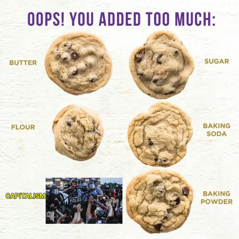 This meme is a humorous take on the common phrase "I'm sorry I'm late, I got stuck in traffic." It features a picture of a cookie with a few missing ingredients, implying that the person is late because they were too busy baking cookies. The text "I'm sorry I'm late, I got stuck in traffic... of ingredients" appears above the image.