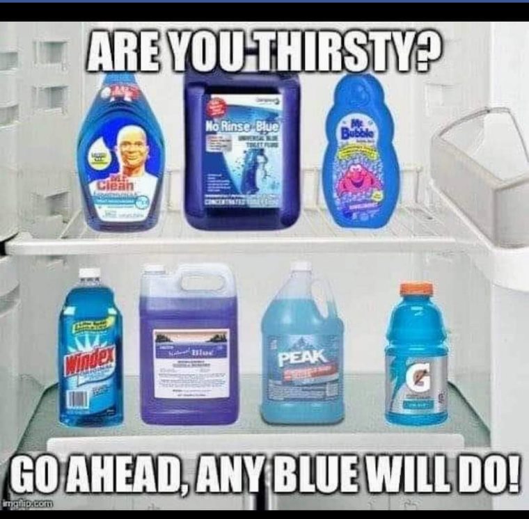 This meme is a play on the phrase "are you thirsty?" and replaces the word "thirsty" with "dried", implying that someone is extremely dry and dehydrated. The image shows a shelf of drinks, but instead of bottles, there are empty bottles with labels that say "dried". The text above the image reads "are you dried?" and below it says "in 2 letters".