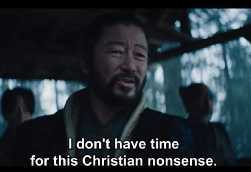 This meme is an image of a character from the TV series "Game of Thrones" with a quote overlayed on top of it. The quote reads, "I don't have time for this Christian nonsense." The image is likely a humorous take on the character's reaction to a situation, implying that he's not interested in or has no patience for religious or spiritual discussions.