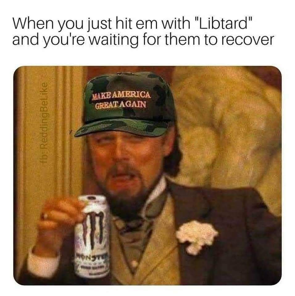 This meme is a humorous image of a character from the popular video game "Fortnite" named "The Loot Llama" who has been killed by a player using a powerful item called "The Grenade Launcher". The image shows the character with a sarcastic expression, holding a "Make America Great Again" hat and a can of Monster Energy drink, with the text "When you just got killed by a noob with a grenade launcher" above it. The text at the top of the image reads "When you just got killed by a noob with a grenade launcher".