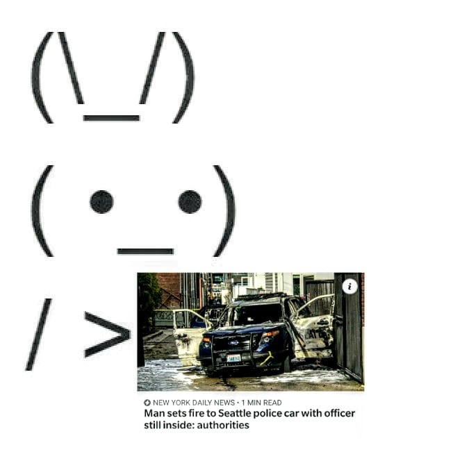 This meme features a screenshot of a news article about a car fire in Seattle, with a caption that reads "In a shocking turn of events, a car caught on fire in Seattle." The image is accompanied by a photo of a car with flames engulfing it, and a caption that says "I can smell the...".