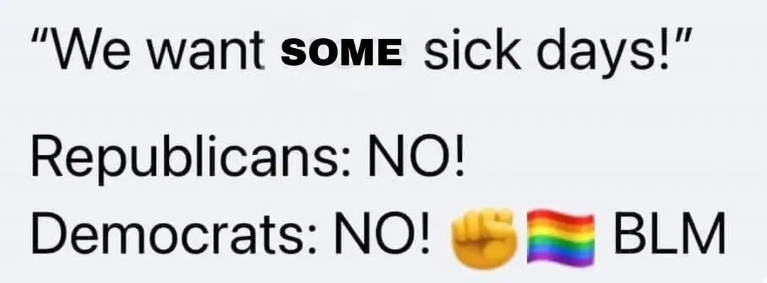 The meme is a humorous take on the COVID-19 pandemic and the differing opinions on how to handle it. The text "We want to work from home" is written in a childlike, simplistic font, while the response "We don't want to work from home" is written in a more formal, serious font. The meme also includes a few emojis, including a "no" symbol and a "no work from home" symbol.