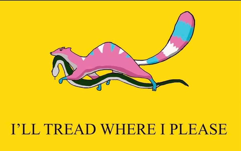 The meme is a humorous image of a cartoon dragon with a long, serpentine body and a distinctive pink and blue color scheme. The dragon is depicted in a pose of being dragged by a snake, with its body twisted and its tail flailing. The text "I can explain" appears below the image, which is a common phrase used to introduce a humorous or absurd explanation for a situation.