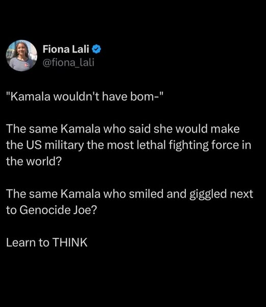 The meme is a humorous comparison between two statements. The first statement, "Kamala wouldn't have been born if she hadn't been born," is a play on words that is meant to be humorous. The second statement, "Kamala wouldn't have been born if she hadn't been born," is a literal statement that is meant to be humorous. The meme is poking fun at the idea that a person's birth would be a good thing, implying that if a person was not born, they would not have been born.