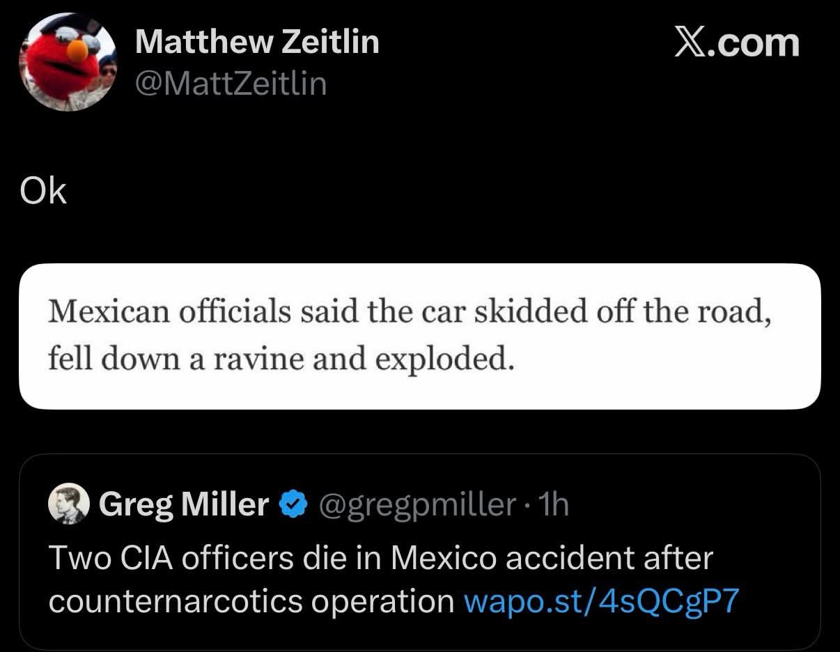 This meme frames an official government report as less credible than a casual account found on a web link, mocking the state's attempt to sanitize the reality of foreign wars and narcotics trafficking. It suggests tha...