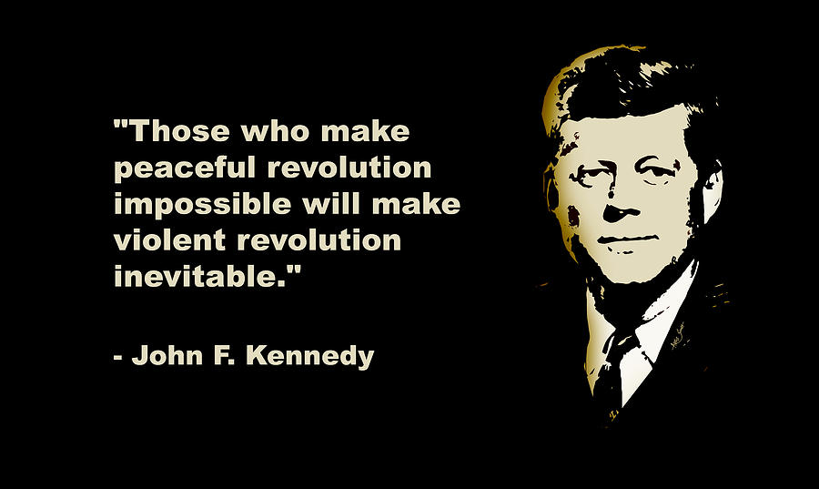 This meme is a play on a famous quote from President John F. Kennedy. The image shows a quote from Kennedy's speech on the topic of peace and war, but with a twist: it's been edited to say that "in” is replaced with “in” to make it sound like a different word. The text in the image reads: "In” is replaced with “in” to make it sound like a different word. The image is meant to be humorous and ironic, playing on the idea of how a famous quote can be changed to have a different meaning.