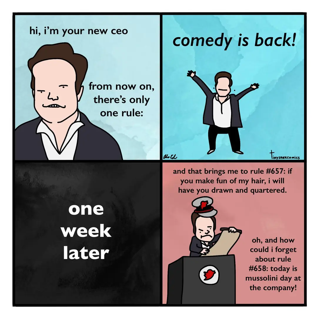 This meme is a humorous take on the popular TV show "Ted Lasso". It features a character, Ted Lasso, responding to a new employee's question about the company's rules. The character explains that there's only one rule, and then he breaks it. The meme is a lighthearted commentary on the idea that people often don't follow the rules they're supposed to follow. The text in the image reads: "Hi, I'm your new CEO. From now on, there's only one rule: One week. Don't break it. One week. Don't break it. One week. Don't break it. One week. Don't break it. One week. Don't break it. One week. Don't break it. One week. Don't break it. One week. Don't break it. One week. Don't break it. One week. Don't break it. One week. Don't break it. One week. Don't break it. One week. Don't break it. One week. Don't break it. One week. Don't break it. One week. Don't break it. One week. Don't break it. One week. Don't break it. One week. Don't break it. One week. Don't break it. One week. Don't break it. One week. Don't break it. One week. Don't break it. One week. Don't break it. One week. Don't break it. One week. Don't break it. One week. Don't break it. One week. Don't break it. One week. Don't break it. One week. Don't break it. One week. Don't break it. One week. Don.