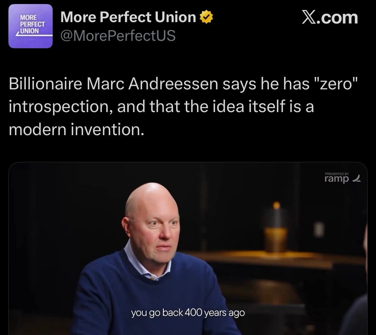 This meme is from the "Anti-Tech" category, which satirically critiques modern technology and its effects on society. The meme features a screenshot of a video with a man speaking, and the text "you go back 400 years...