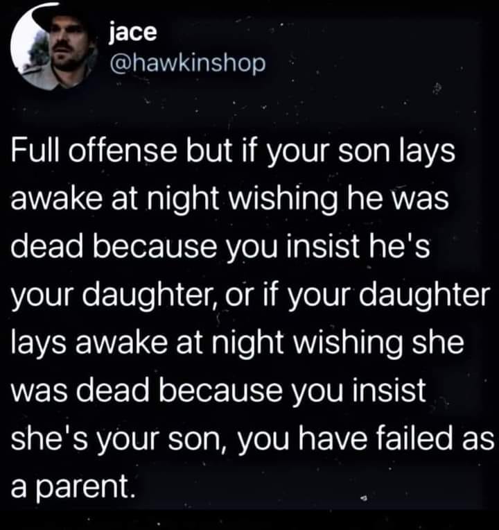 This meme is a humorous commentary on parenting. It states that if a parent is angry about their child's behavior, they should be held accountable to the same standards as their child. The text reads, "If you're going to punish your kid for lying, you have to admit when you lie too."