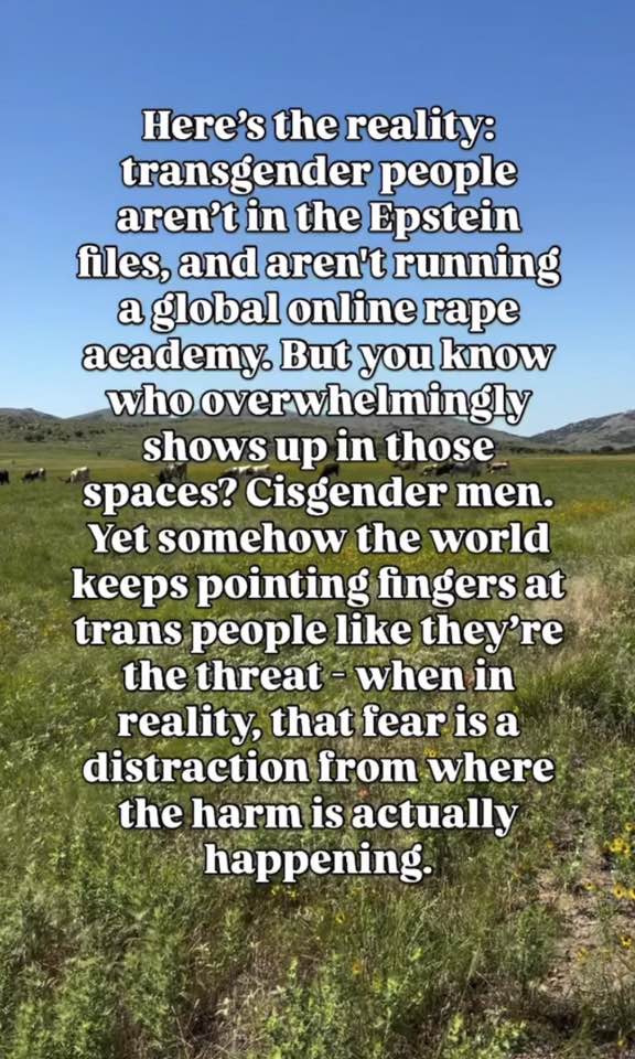 This meme serves as an anti-transphobia argument by explaining that while many people are attacked for being transgender, the danger is actually coming from cisgender men. The text states that Trans people are not the...