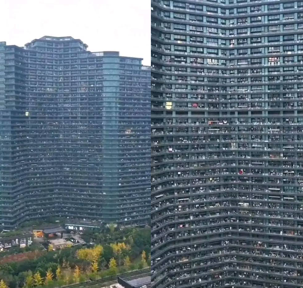 This meme is a photo of a massive skyscraper in China, with a caption that reads "Me when I finally understand the concept of 'small' in China". The image is meant to be humorous, implying that the speaker has finally grasped a cultural concept that is often misunderstood by Westerners, and is now able to appreciate the "small" scale of buildings in China.
