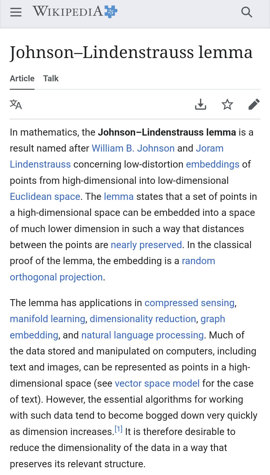 The image is a screenshot of a Wikipedia article about the Johnson-Linden­­­­­­­­­­­­­­­­­­­­­­­­­­­­­­­