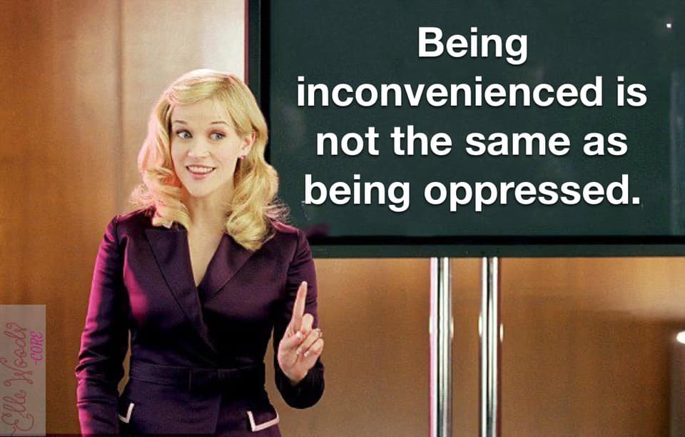 This meme is a still image from the 2013 film "The Wolf of Wall Street" featuring actress Margot Robbie as Naomi Pope, a character from the film. The image is captioned "Being single is not the same as being oppressed".
