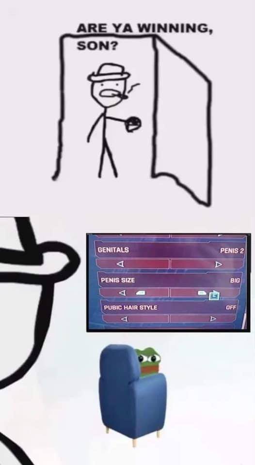 This meme is a humorous take on a common gaming experience. The image shows a character's "win" screen in a game, but instead of a typical "you win" message, it says "you lost" with a sarcastic tone. The text "are you kidding me" is written above the character's defeated expression.