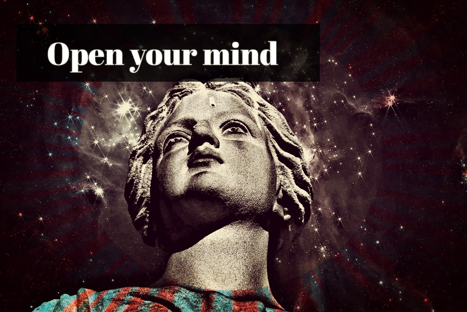 This meme features a picture of a statue of David, a famous work of art, with a caption "Open your mind" in bold, playful font. The image is likely to be humorous and ironic, as the statue is typically associated with a more serious and introspective mood. The caption is a tongue-in-cheek reference to the idea that one should be open-minded and receptive to new ideas.