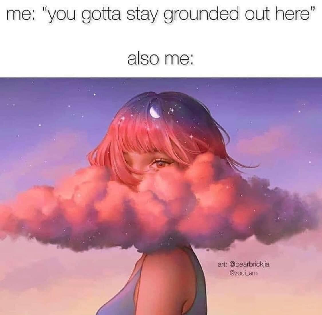 This meme is a humorous image of a person standing on a cliff, with their feet being blown away by the wind. The text "I can see for miles and miles" is written above the image, while the text "but I can't see my feet" is written below it. The image is a play on the idea that the person can see a long way, but is unable to see their own feet due to the wind blowing them away.