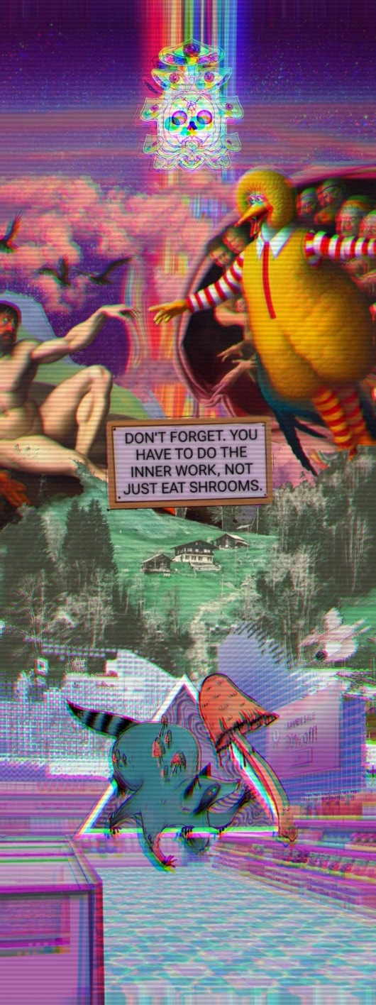 The meme is a humorous illustration of the famous painting "The Last Judgment" by Michelangelo, but with a twist. In the center of the painting, God is surrounded by angels and demons, but instead of a traditional depiction, God is a cartoonish, obese figure with a messy beard and a "I can smell what the Rock is cookin'" t-shirt. The text at the top of the image reads "Don't forget, in the end, there is nothing" and the text at the bottom reads "Don't forget, in the end, there is nothing".