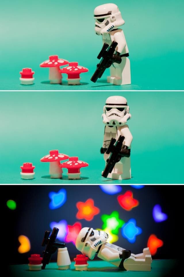 The meme is an image of a Stormtrooper from the Star Wars franchise, but instead of his usual armor, he's wearing a pair of glasses and a mustache, giving him a comically nerdy appearance. The text "I can see" appears above the image, and "I am fine" is written below it. The joke is that the Stormtrooper is trying to pass as a normal person, but his nerdy appearance is a dead giveaway.