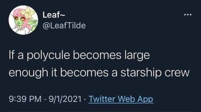 This meme is a play on words, using the phrase "to be or not to be" from Shakespeare's Hamlet, but replacing "to be" with "to be a". The text in the image reads: "To be a starship captain or to be a starship captain, that is the question."