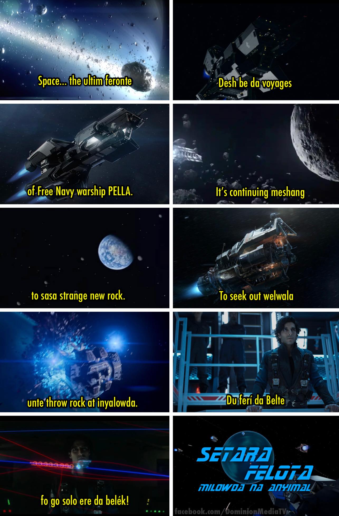 The meme is a humorous take on the Star Trek: Discovery series, specifically referencing a scene where Captain Burnham says "That's how it always starts. The last time I saw it was when I was in the world." The meme is a playful adaptation of this quote, replacing "it" with "Star Trek" and adding a humorous twist to the original phrase.