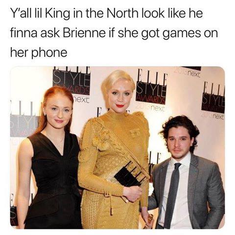 This meme is an image of the characters Jon Snow and Daenerys Targaryen from Game of Thrones, with a caption referencing the TV show's Northern accent. The text "Yer man's got a good one" is written above the image, and the caption below reads: "Yer man's got a good one" and "Yer man's got a good one".
