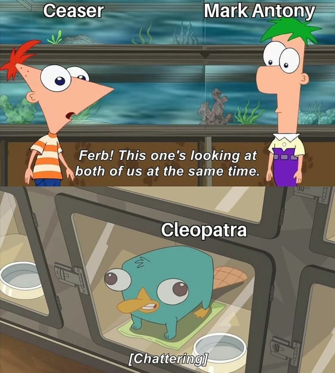 This meme is a play on the famous "I know him" meme, where the image of a character saying "I know him" is replaced with a picture of a Roman emperor, Julius Caesar, and a character from the TV show "I Know What You Did Last Summer", saying "I know him". The meme is captioned "I know him" with a picture of a Roman emperor, Julius Caesar, and a character from the TV show "I Know What You Did Last Summer", saying "I know him".