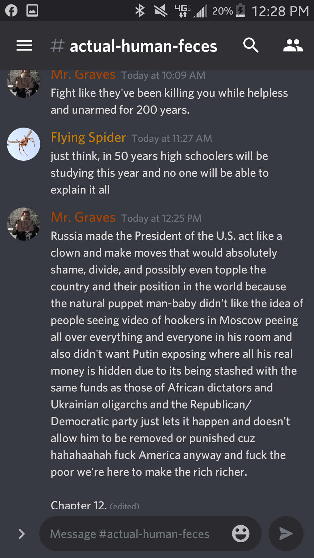 The meme is a screenshot of a Reddit comment thread where a user named "Flying Spider" responds to a post about a 50-year-old high school student who will be studying in 2023. The comment is sarcastic and humorous, saying "Just think, in 50 years high schoolers will be studying in 2023 and no one will be able to explain it."