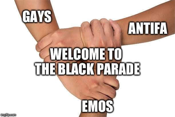 The meme is a play on the phrase "welcome to the party" and is a reference to the 2019 shooting at a music festival in Dayton, Ohio, where the shooter identified as a supporter of the "incel" movement and the "manosphere" (a group of online forums and communities that are hostile to women and advocate for men's rights). The text "LGBTQ+ and leftists are responsible for every mass shooting" is often seen on these websites. The meme is a satirical take on the idea that the shooter was a "LGBTQ+ and leftists" supporter.