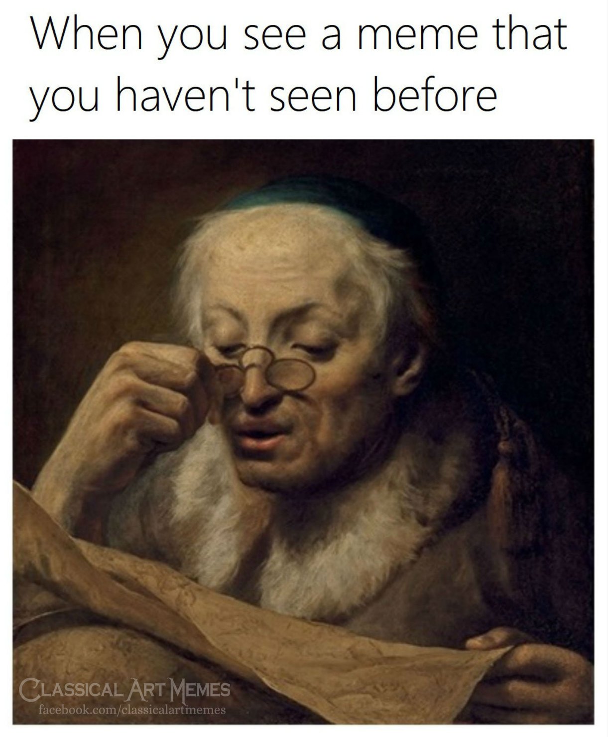 This meme is a play on the phrase "I've seen it all before" and features an image of a wise-looking old man with a look of recognition on his face. The text "When you see a meme that you've seen before" is overlaid on the image, implying that the old man is familiar with the meme and is simply nodding in recognition. The meme is a lighthearted way to poke fun at the idea that some memes are so familiar that they feel like old friends.
