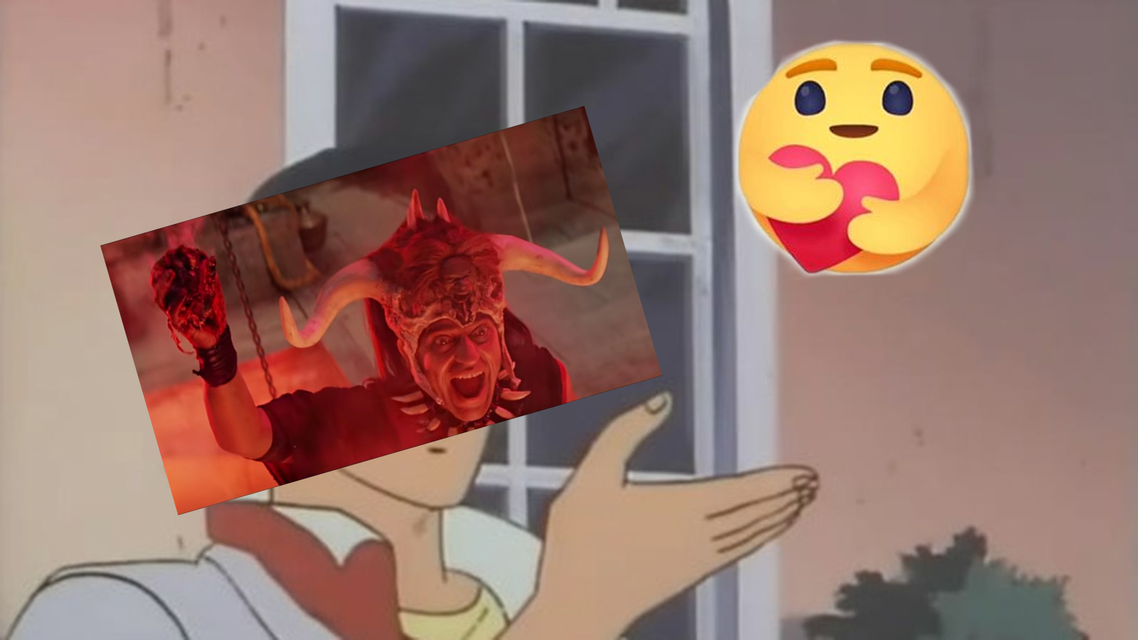 This meme is a screenshot from the movie "Spaceballs" (1987) where a character, Dark Helmet, is wearing a helmet with a distinctive design. The image is captioned "When you finally understand the joke". The meme is re...