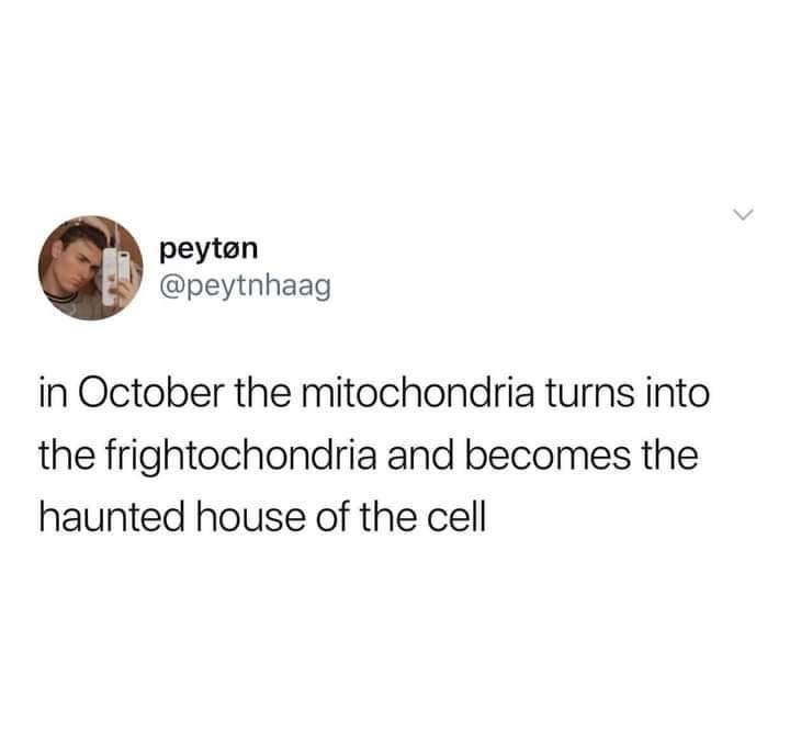 The meme is a play on the phrase "In October, the great...". It starts with the phrase "In October" and then continues with "the...". However, it does not complete the phrase, instead replacing "the great...". The phrase is completed as "the great...".