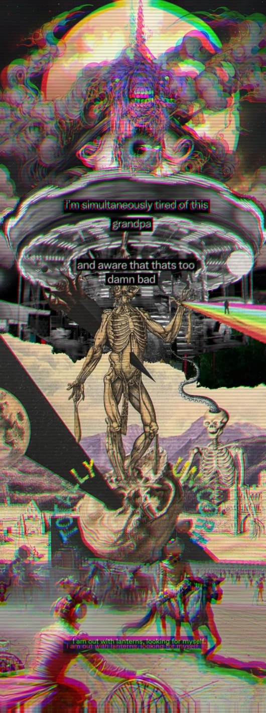 This meme is a humorous image that pokes fun at the idea of being simultaneously frustrated and bored with the world. The text in the image reads "I'm simultaneously tired of this world and aware that it's going to end in 7 years and 3 months. I'm not going to be around to see it". The image is likely a darkly humorous commentary on the inevitability of death and the futility of human existence.