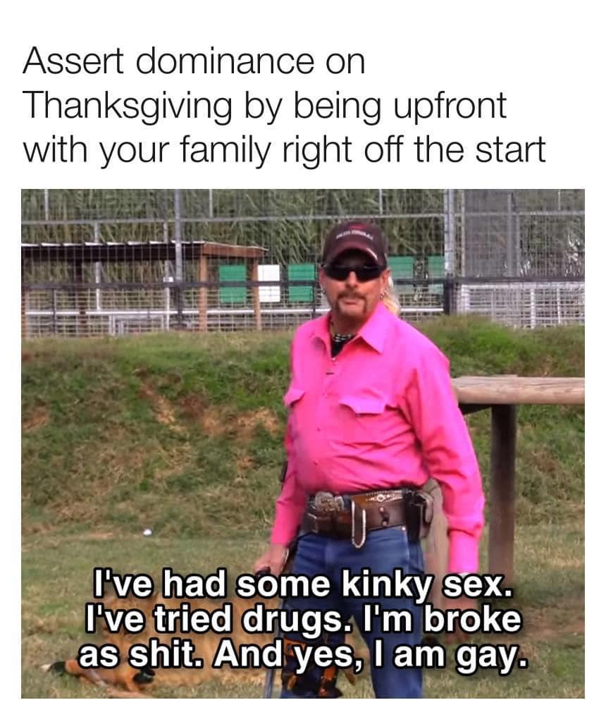 This meme is a humorous image of a person, likely a celebrity or public figure, who is known for their eccentric personality. The image shows the person standing in a field, wearing a bright pink shirt and a cowboy hat, with a confident and somewhat arrogant expression. The text at the top of the image reads "I'm a big game hunter, I'm a hunter, I'm a hunter, I'm a hunter, I'm a hunter" and the text at the bottom reads "I'm a big game hunter, I'm a hunter, I'm a hunter, I'm a hunter, I'm a hunter".