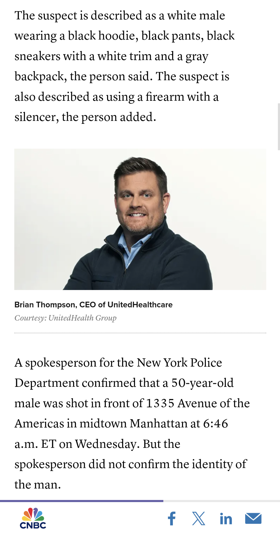 The meme is an image of a news article with a photo of a man with a caption that reads: "I can be any man I want to be." The text below the image describes a 50-year-old man who was shot in front of a New York City apartment building, and the police are seeking a suspect who was wearing a distinctive outfit, including a "I can be any man I want to be" t-shirt.