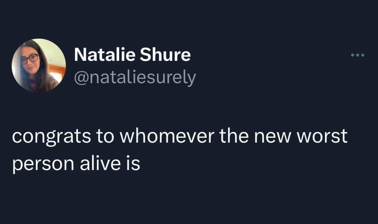 This meme is a sarcastic congratulatory message to someone who has just died. The text reads: "Congrats to whoever just died. You're the first one to make it out of this place. Congrats to whoever just died. You're the first one to make it out of this place."