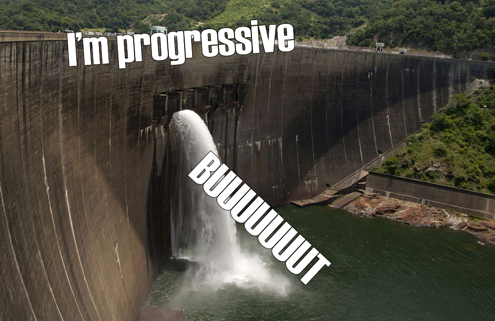 This meme is an image of a dam, with the words "I'm not arguing, I'm just explaining why I'm right" overlaid on top. The image is meant to be humorous, as it's a common phrase used to deflect criticism or disagreement...