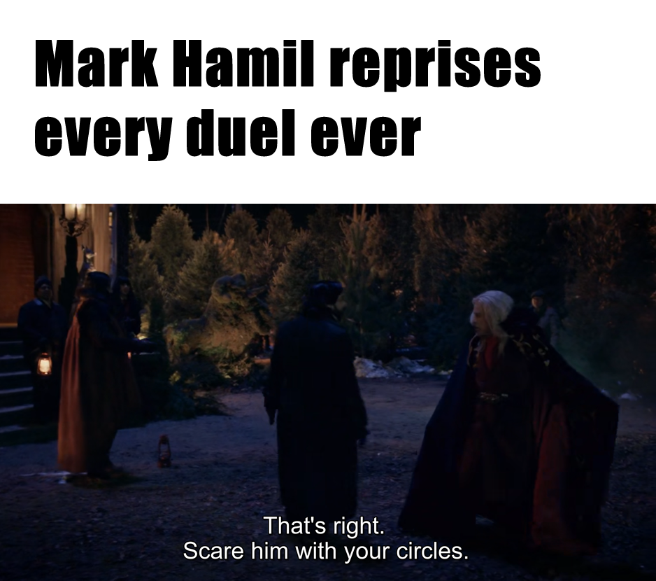 The meme is a screenshot from the Star Wars movie "The Mandalorian" where a character named "The Child" (also known as "Baby Yoda") says "I am 50 years old" in a deep voice, implying that he is actually a 900-year-old...