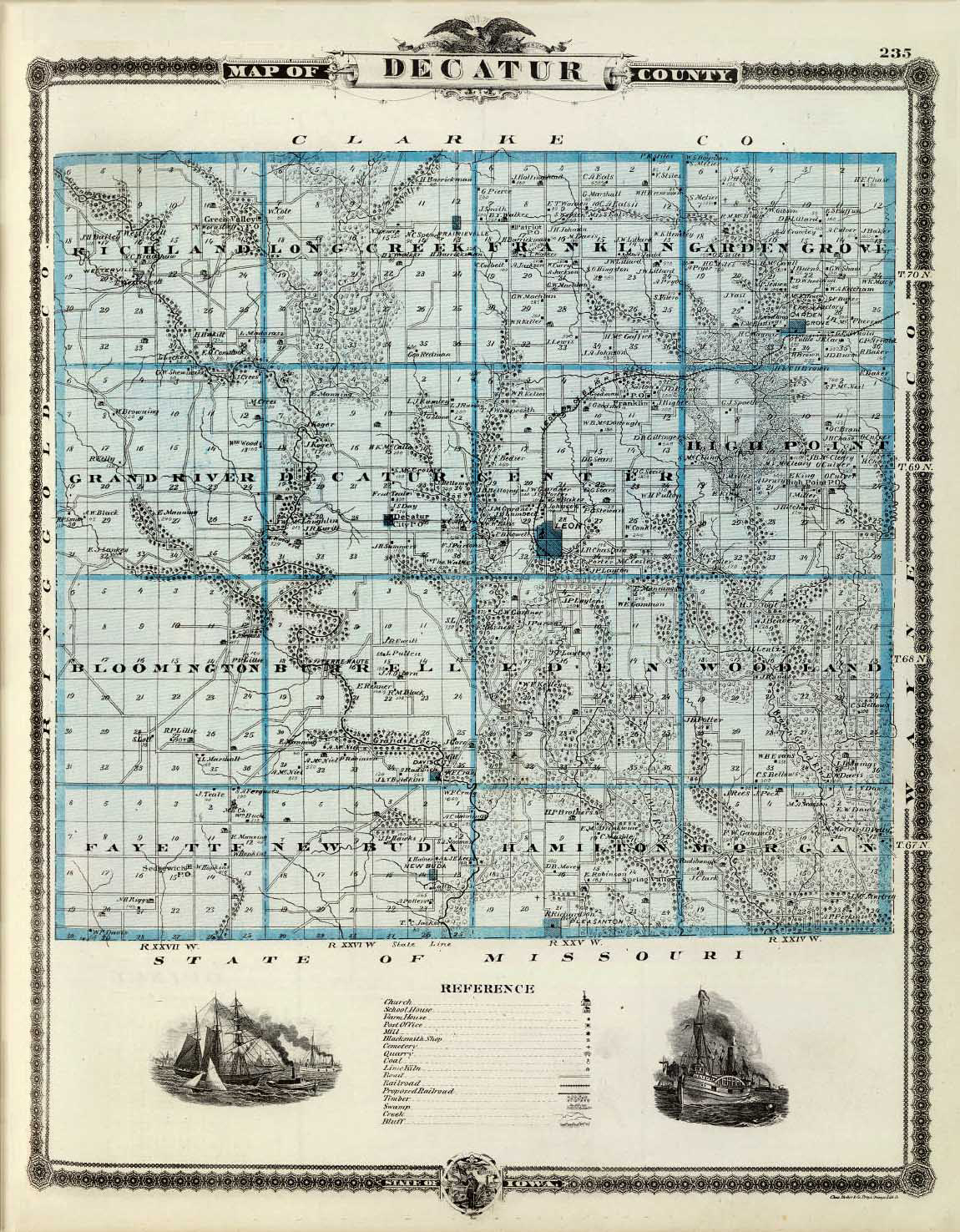 Okay, here's an analysis of the provided map of Decatur County, Missouri, structured by the requested theoretical lenses. I'll skip sections where the map doesn't lend itself readily to those perspectives, and explain...