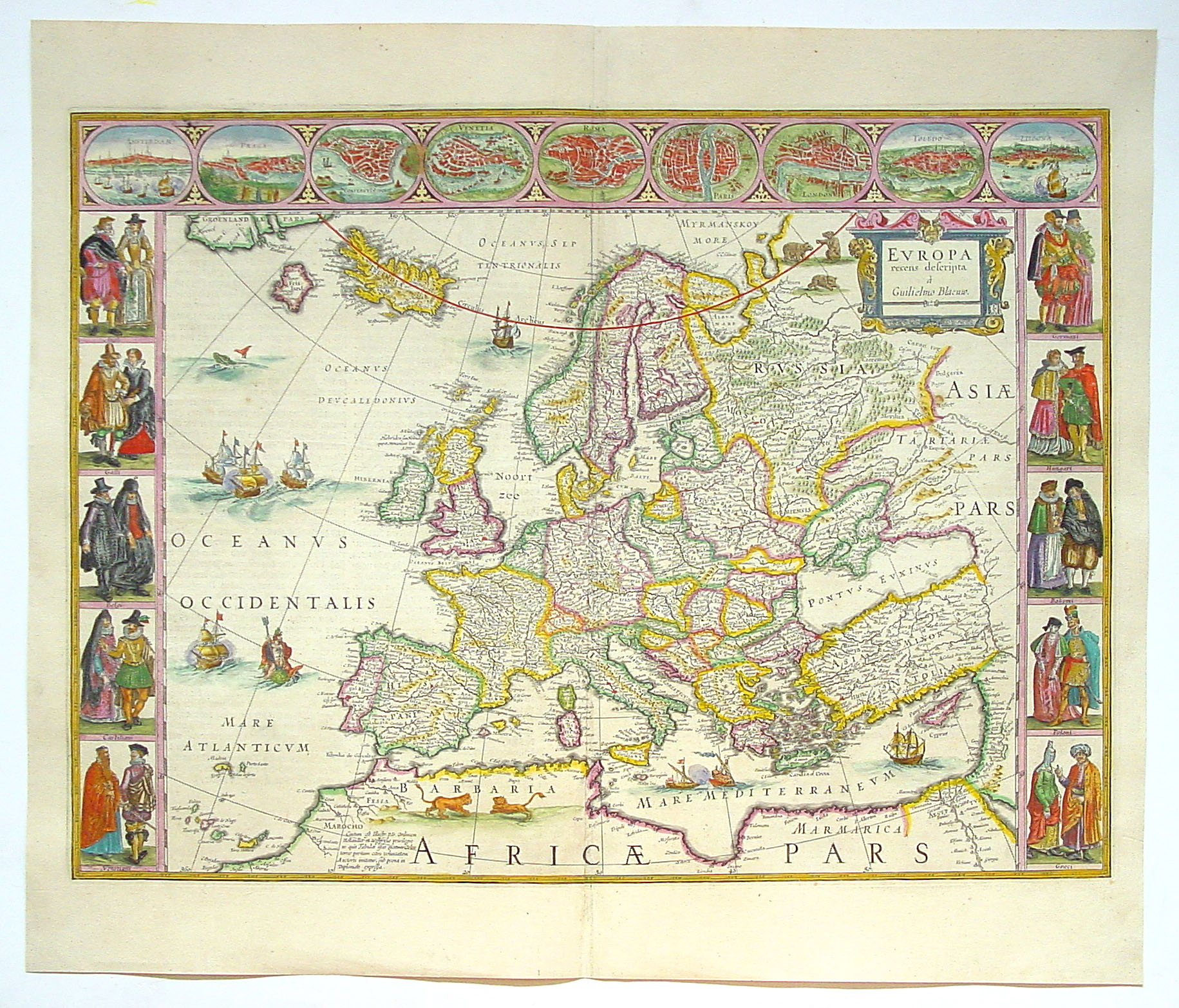 Okay, let's break down this fascinating antique map of Europe using the requested theoretical frameworks. I will organize the response by section, only including sections where the theory is demonstrably applicable. *...