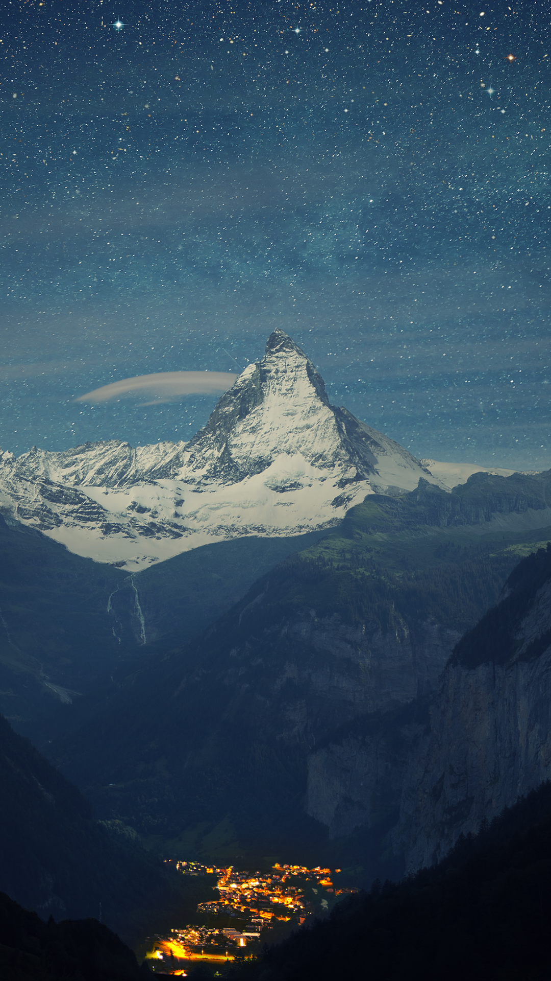 The meme is a photo of the iconic Swiss mountain, the Matterhorn, with a caption that reads "When you finally get to the top of the mountain, but your phone died 5 minutes ago".