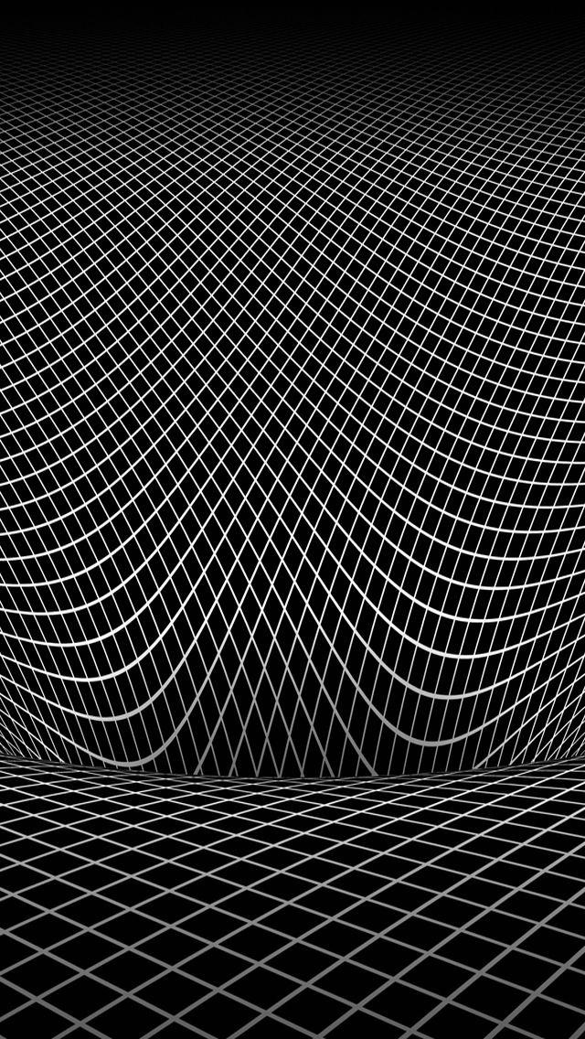 This meme is a simple, black-and-white image of a grid with a subtle, wavy distortion. The text "I can see for miles and miles and miles and miles" is written in a small, curved line above the grid, referencing a classic song lyric. The image is a humorous, tongue-in-cheek take on the idea of being able to see a long way, but the wavy distortion of the grid suggests that the speaker is actually quite close to their surroundings.