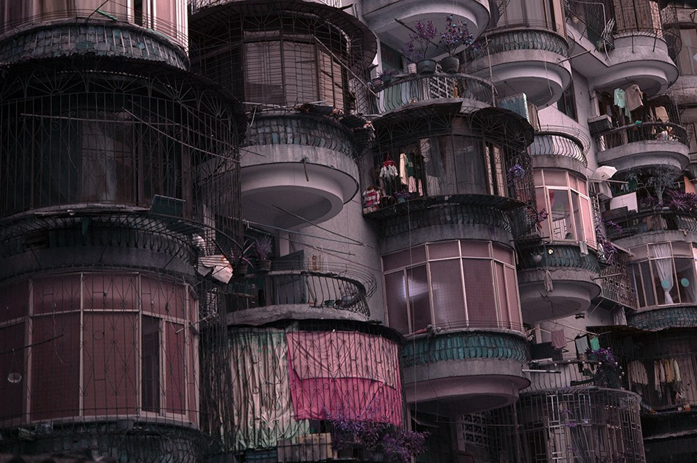 The meme is an image of a futuristic city with towering skyscrapers and a sprawling metropolis. The text "I don't know what's more disturbing, the city or the people in it" is overlaid on the image. The meme is likely referencing the dystopian or post-apocalyptic nature of the city, and the irony of the people living in it.