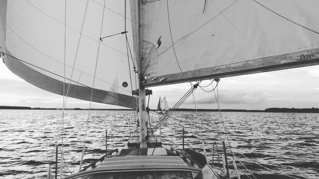 The meme is an image of a sailboat in the middle of a calm ocean, with a caption "I'm not arguing, I'm just explaining why I'm right". The image is likely a humorous take on the common phrase "I'm not arguing, I'm just explaining", often used to deflect blame or justify one's own actions.