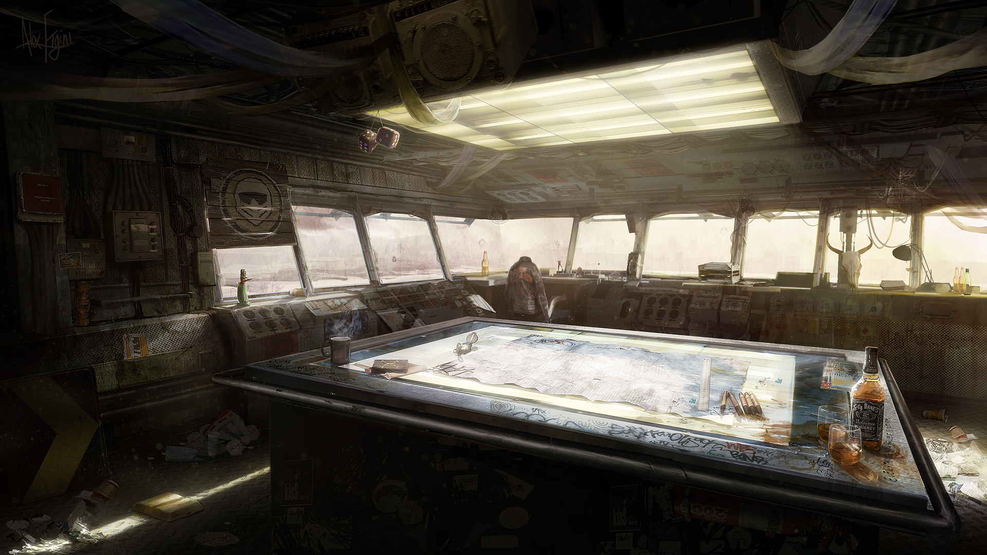 This meme is an image of a dimly lit, abandoned control room with a large, worn-out control panel in the center. The text "I'm not mad, I'm just disappointed" appears on the panel, which is likely a reference to a common phrase used to express frustration or disillusionment. The overall atmosphere of the image is one of neglect and decay, which adds to the sense of disappointment and disillusionment.