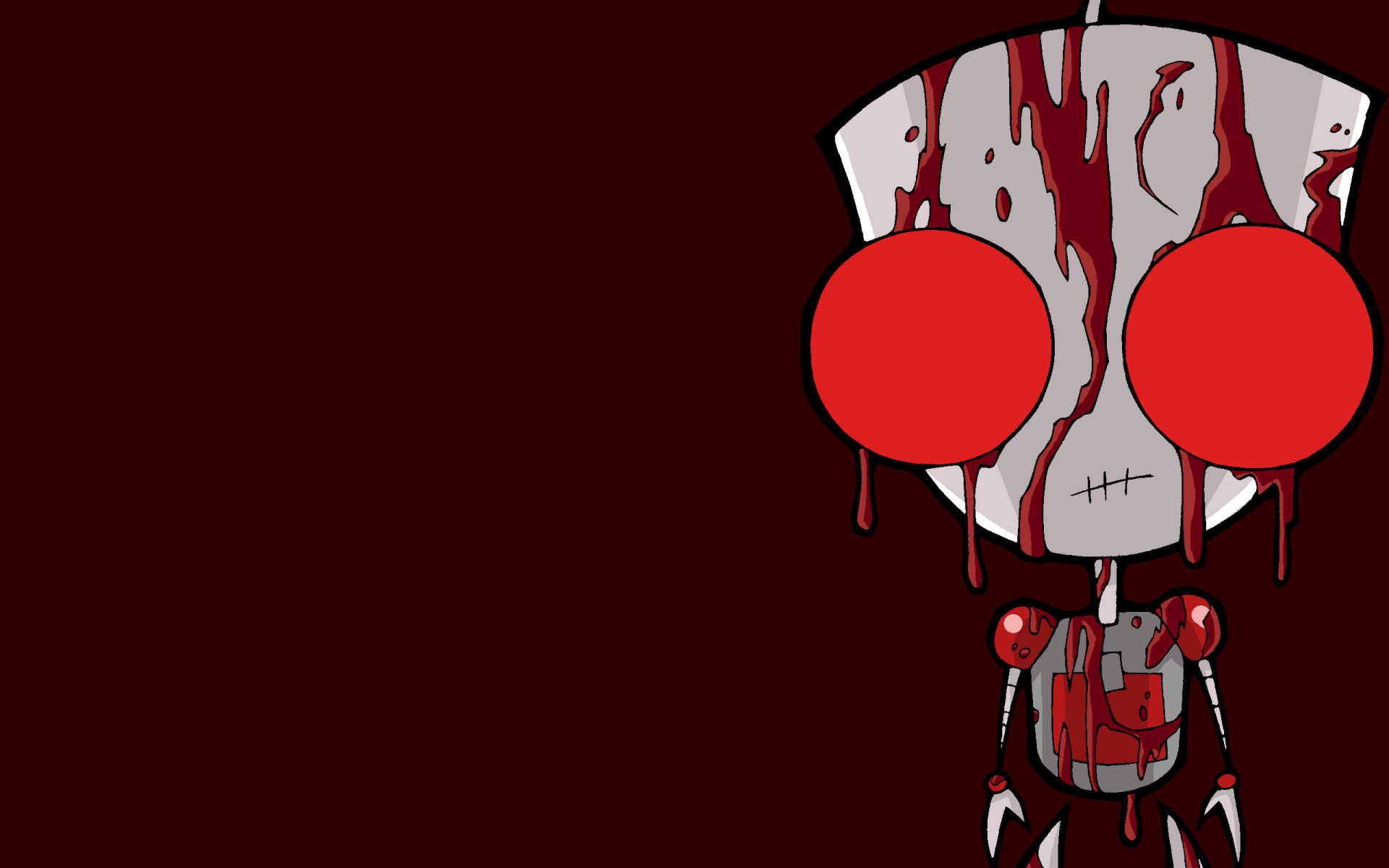 The meme features a cartoon character with a grotesque, zombie-like appearance, with a blank expression and a few scratches on its face. The character's eyes are empty and its skin is pale and decaying, with visible wounds and scars. The text "I can smell the desperation" appears in a bold, blood-red font, suggesting a sense of irony and dark humor.