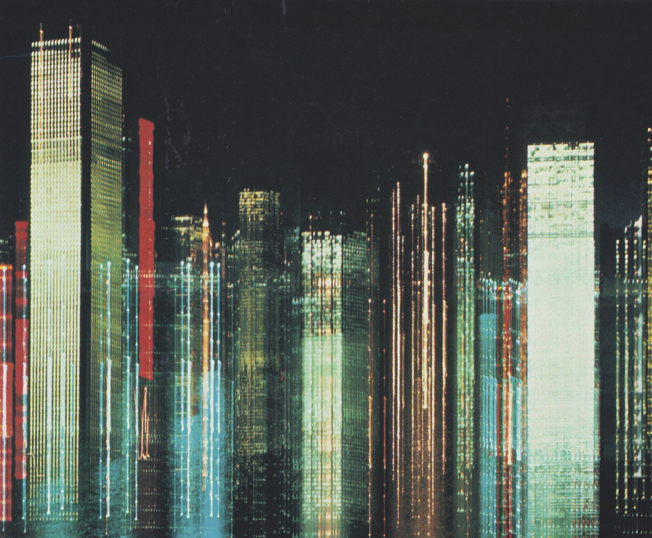 The meme is a screenshot of the New York City skyline at night, with the Twin Towers of the World Trade Center prominently visible. The image is captioned "9/11: when NYC was actually fun". The meme is likely referencing the popular 2010s meme that joked about the city's decline in safety and quality of life after the 9/11 attacks.