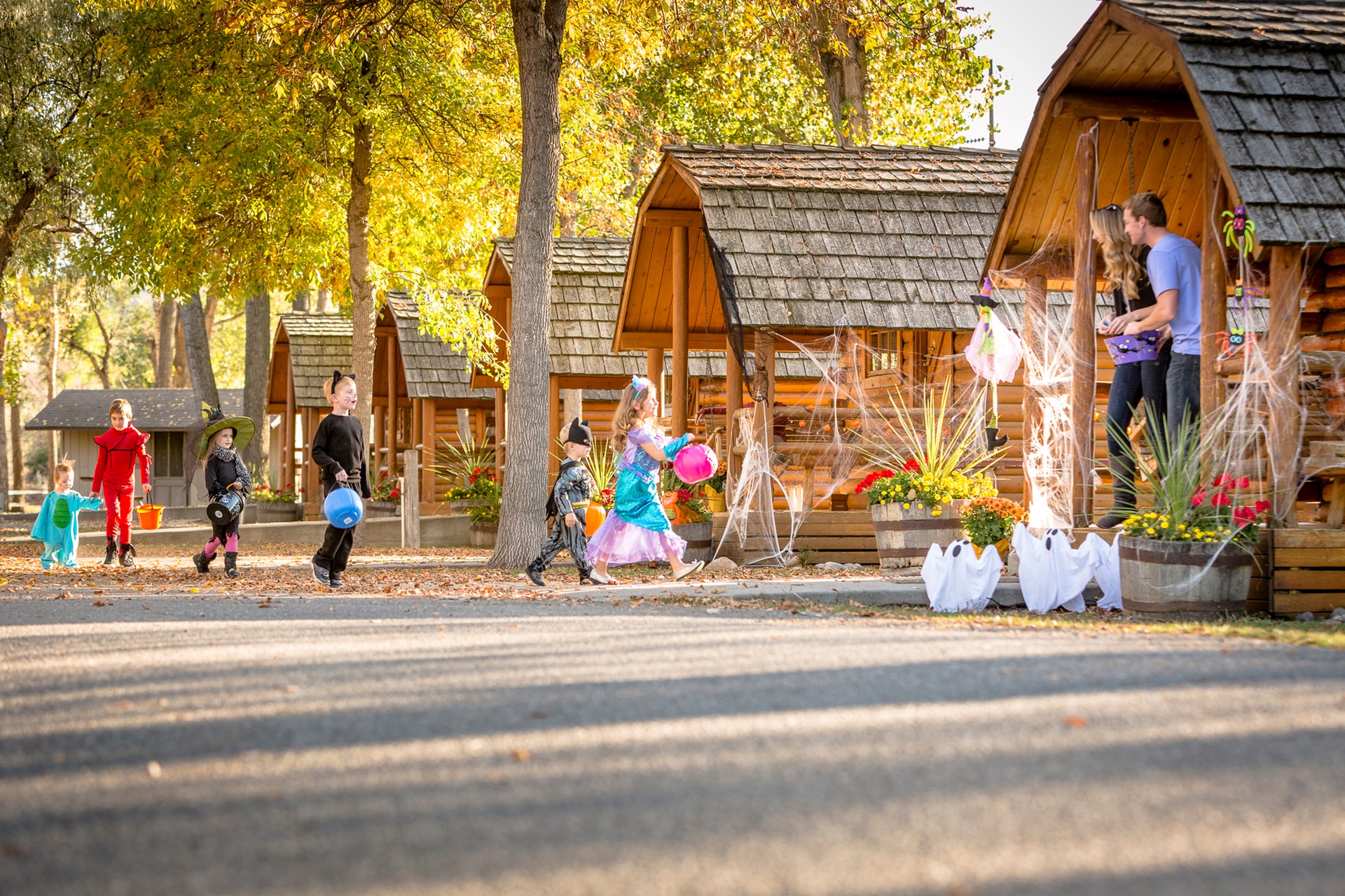 The meme is an image of a group of children in Halloween costumes walking up to a small, rustic cabin. The text "I'm not arguing, I'm just explaining why permaculture shelter design is better" appears in the image. Th...